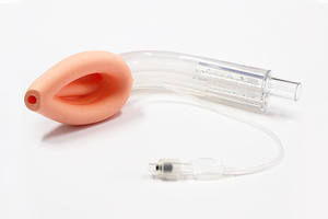 Masque laryngé à double lumière en silicone pour voies respiratoires (LMA)