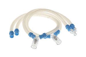 Circuit respiratoire d'anesthésie réutilisable en silicone