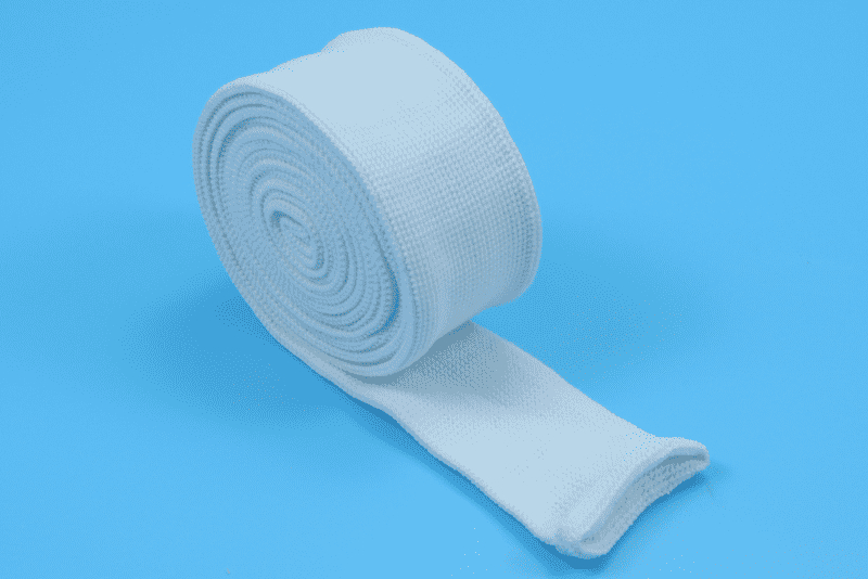 Bandage en maille polyester et élasthanne