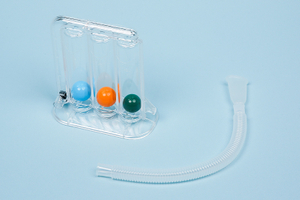 Spiromètre à 3 billes pour exercices de respiration