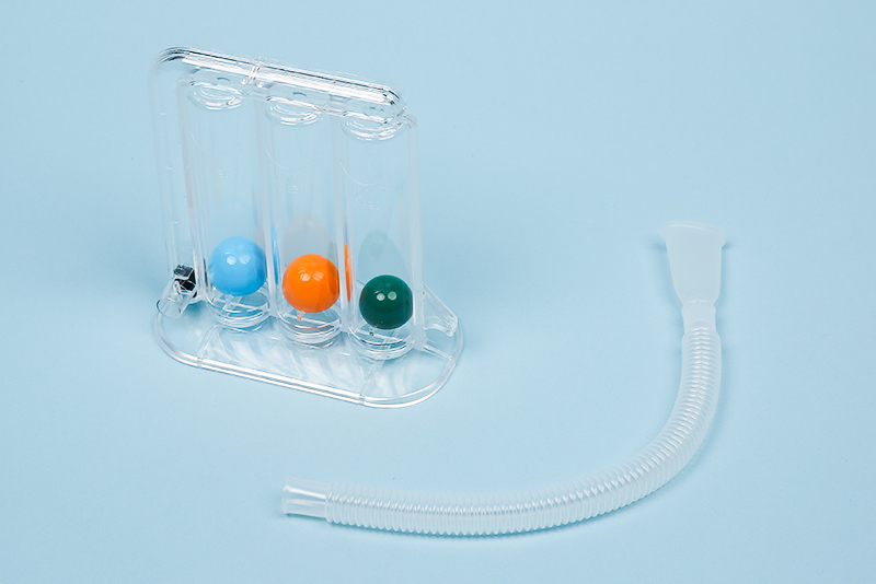 Spiromètre à 3 billes pour exercices de respiration