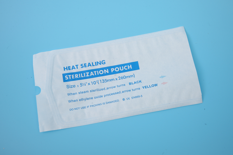 Pochette plate de stérilisation par thermoscellage